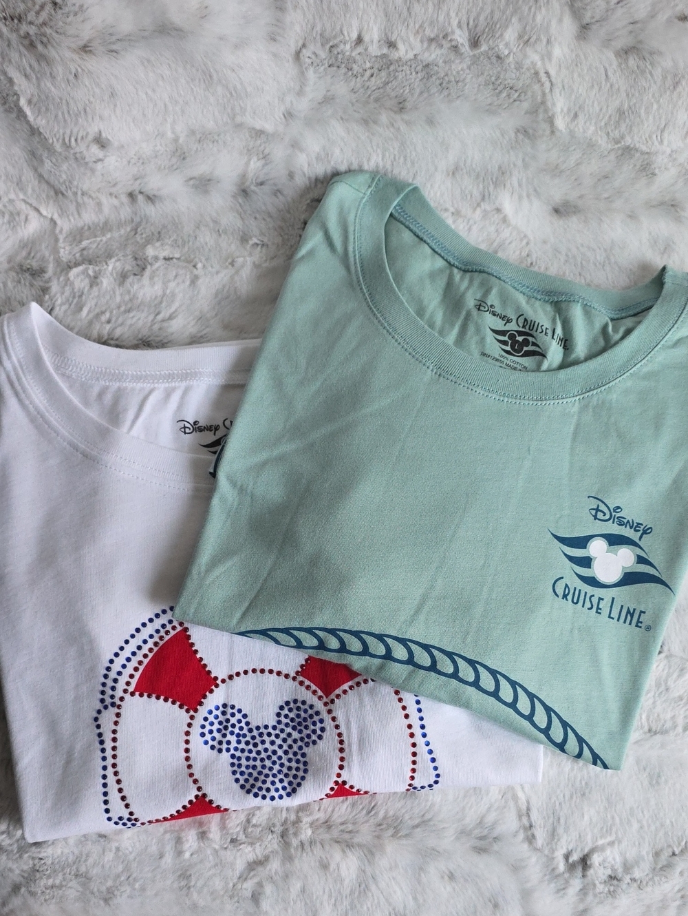 Set Of 2 Adult Disney Cruise Line T-Shirts